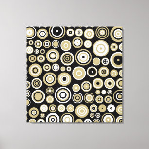Retro-Abstrakte Kunst - Eingewickelte Leinwand