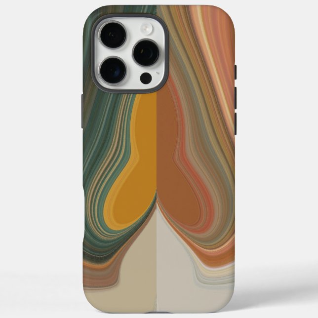 Retro Abstrakte Kunstdrucke Case-Mate iPhone Hülle (Rückseite)