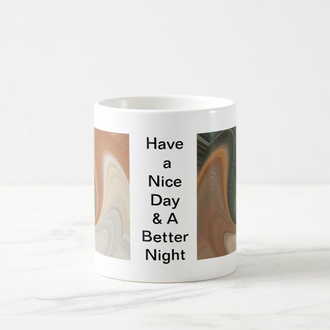 Retro Abstrakte Kunstdrucke Kaffeetasse (Mittel)