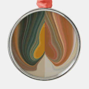 Retro Abstrakte Kunstdrucke Ornament Aus Metall