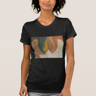 Retro Abstrakte Kunstdrucke T-Shirt