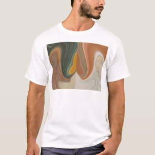 Retro Abstrakte Kunstdrucke T-Shirt