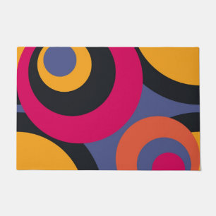 Retro Abstrakte Kunstwerke Fußmatte