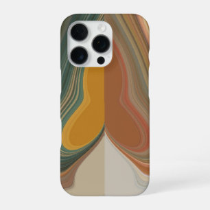 Retro-Abstrakter-Kunst-Druck iPhone 16 Pro Hülle