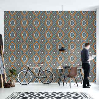 Retro abstraktes Design im Ikat navajo Stil. Tapete