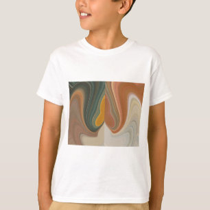 Retro-Abstraktes Kunstposter T-Shirt