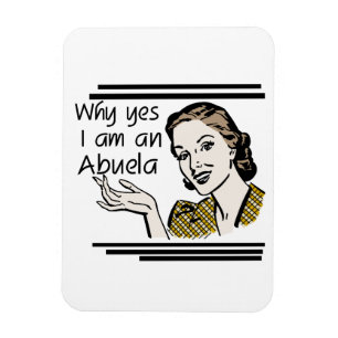 Retro Abuela Gits Magnet