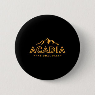 Retro Acadia Nationalpark Maine Gegr 1916 Herren D Button