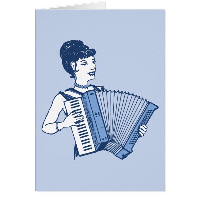 Retro Accordion Lady (Vorne)