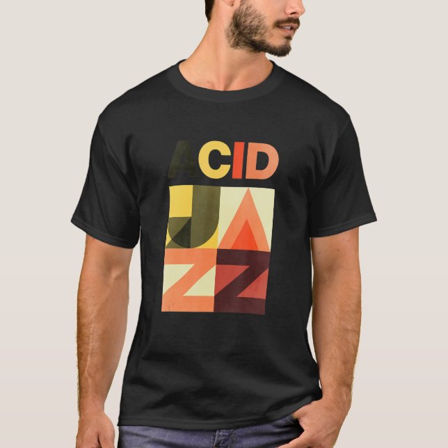 Retro Acid Jazz 90er Jazz T-Shirt (Vorderseite)