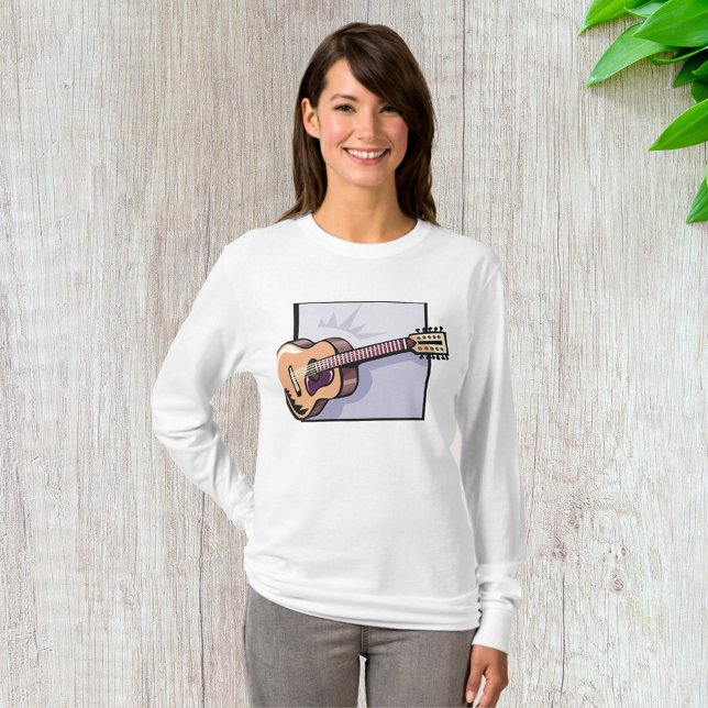 Retro Acoustic 12-String Gitarre T-Shirt (Von Creator hochgeladen)