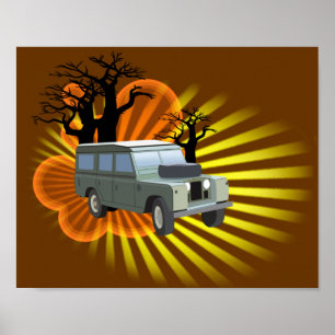 Retro Adventure Poster