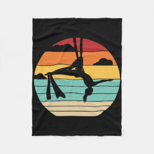 Retro-Aerial-Yoga-Aerialist-Gymnastik-Tänzerin Aer Fleecedecke