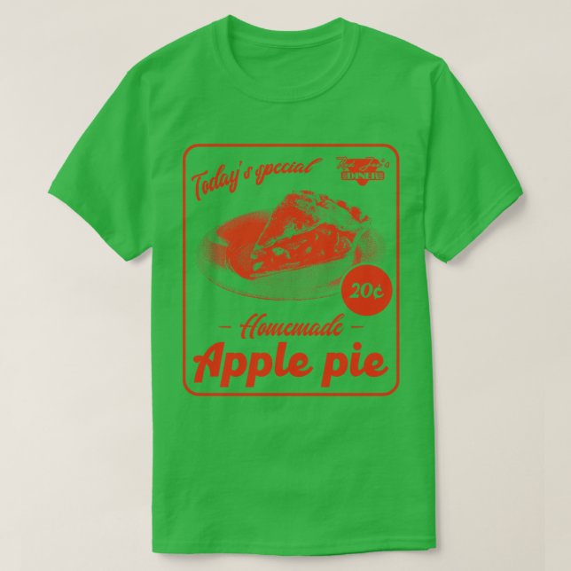 Retro Aesthetic Diner Ad T-Shirt (Design vorne)