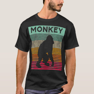 Retro-Affe Vintage-Affe Affe T-Shirt