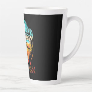 Retro-Affe wechseln Milchtasse