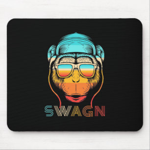 Retro-Affe wechseln Mousepad