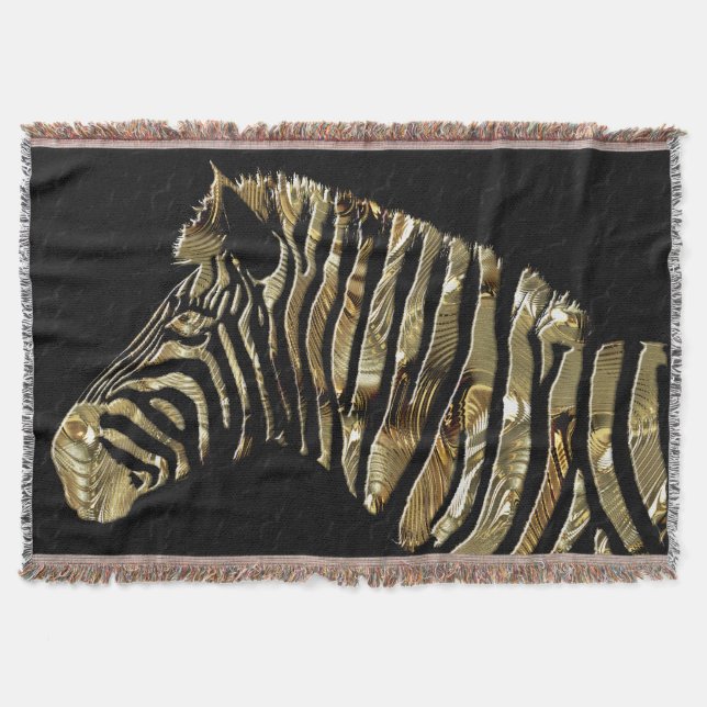 Retro Africa 5A Options Throw Blanket Decke (Vorderseite)