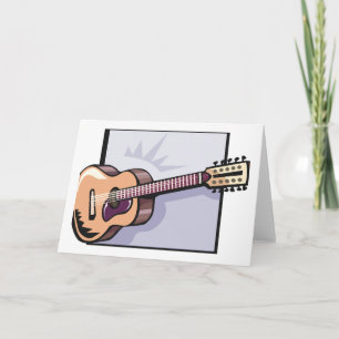 Retro-Akustik-12-String-Gitarre Karte