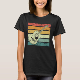Retro-Akustikgitarre T-Shirt
