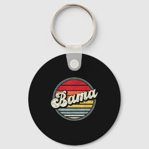 Retro Alabama Zuhause Staat Cool 70er Style Sunset Schlüsselanhänger