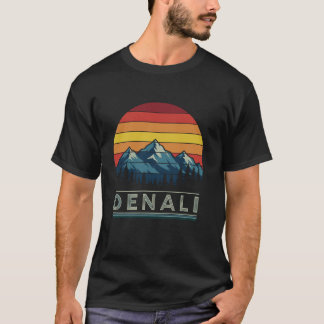 Retro Alaska Denali Nationalpark-Shirt für Männer T-Shirt