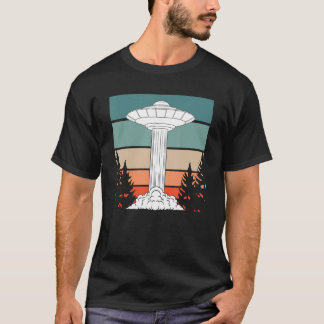 Retro Alien Entführung UFO Glaube Science Fiction T-Shirt