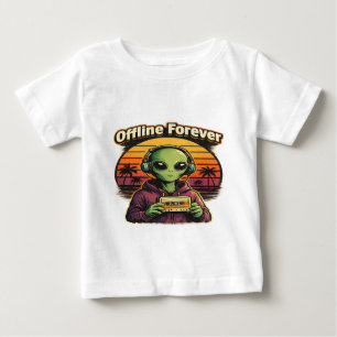 Retro-Alien-Vintage-Ästhetik-Shirt Baby T-shirt