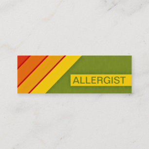 Retro-ALLERGIST Mini Visitenkarte