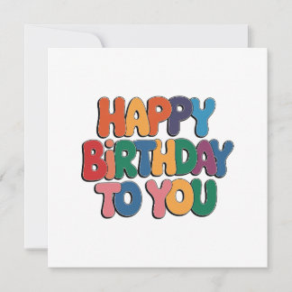 Retro Alles Gute zum Geburtstag Einladung