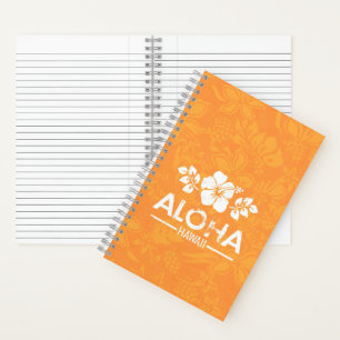 Retro Aloha Hawaii GrußNotebook Notizbuch