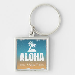 Retro Aloha Hawaii Schlüsselanhänger