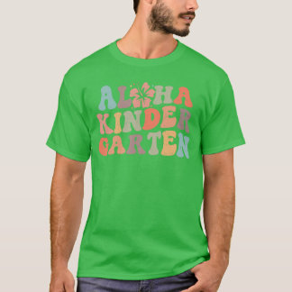 Retro Aloha Kindergarten Lehrer Leben Sommer Stran T-Shirt