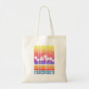 Retro Aloha Palm Trees Beach Grandma Urlaub Tragetasche
