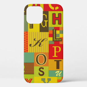 Retro-Alphabet-Design. Vintage Darstellung Case-Mate iPhone Hülle