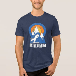 Retro Alta Sierra Ski White Fox Tri-Blend Shirt