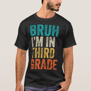 Retro Alter Ich Bin In Der 3. Klasse Jungen Zurück T-Shirt