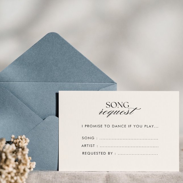 Retro altes Geld Checked Muster Song Anfrage Begleitkarte (Von Creator hochgeladen)