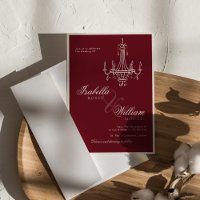 Retro-Altes-Geld-Tiefrotes-Vintage-Timeless-Hochze