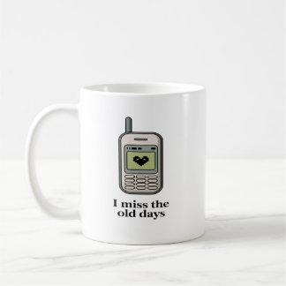 Retro-Altes-Handy – Ich Vermisse die Alten Tage No Kaffeetasse
