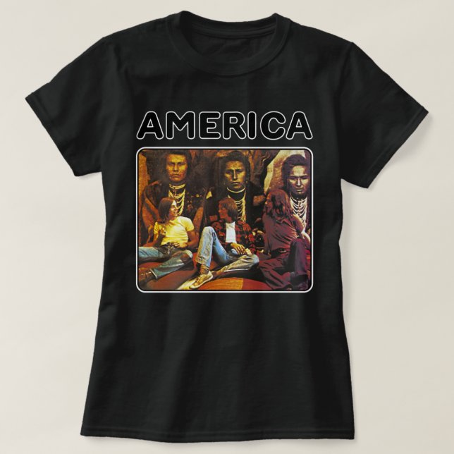 Retro America Band Rockgeschenk für Fans T-Shirt (Design vorne)