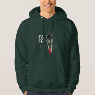 Retro American Donald Trump FAFO USA Flag Patriot Hoodie
