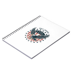 Retro American Eagle Notizblock