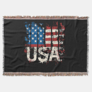 Retro American Flag USA 4. Juli Decke