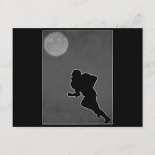 Retro American Football Design Postkarte