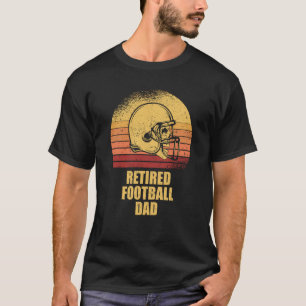 Retro American Football Pater Pater Vintag Foot T-Shirt