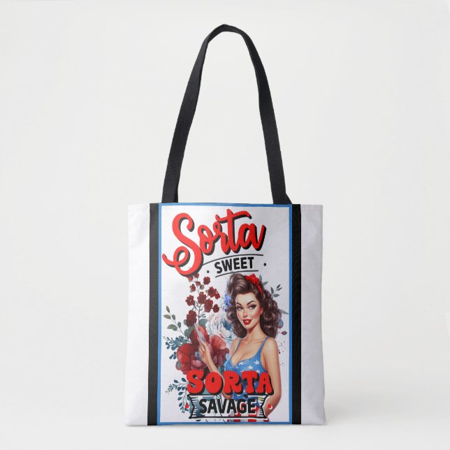 Retro American Pinup_ Sorta Sweet Sorta Savage (Vorderseite)