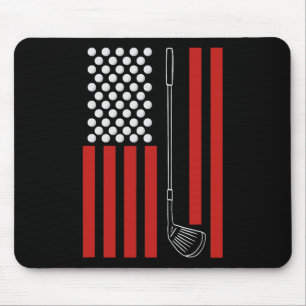 Retro-Amerikanische-Flagge-Golf-Geschenk-für-Golfe Mousepad