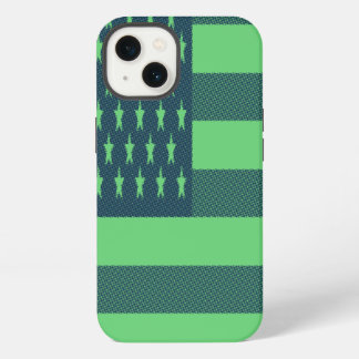 Retro-Amerikanische Flagge iPhone 13 Hülle