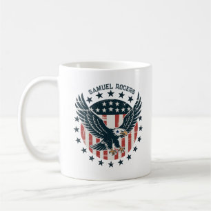 Retro Amerikanischer Adler  Kaffeetasse